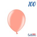 Balony Strong, Metaliczne Rose Gold, 30cm, 100 szt. Partydeco