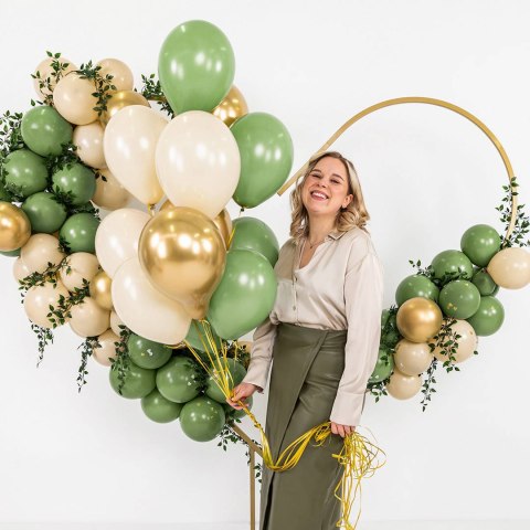 Balony lateksowe Glossy, Chrome, Złote, 30cm, 50 szt. Partydeco Balony lateksowe Glossy, Chrome, Złote, 30cm, 50 szt. Partydeco