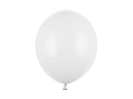 Balony lateksowe Strong, Białe, Pastel Pure White, 30cm, 100 szt. Partydeco