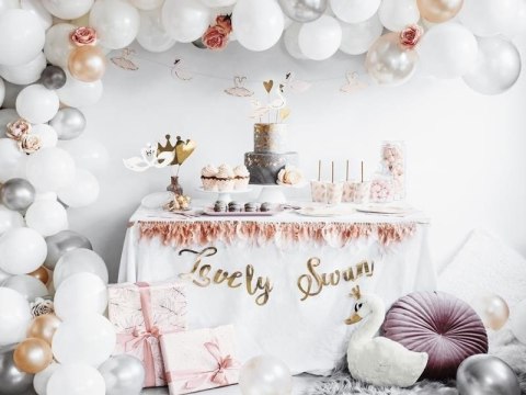 Balony lateksowe Strong, Białe, Pastel Pure White, 30cm, 100 szt. Partydeco Balony lateksowe Strong, Białe, Pastel Pure White, 30cm, 100 szt. Partydeco