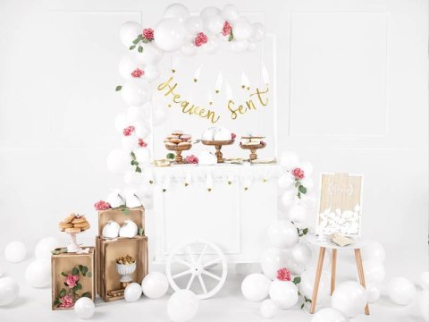 Balony lateksowe Strong, Białe, Pastel Pure White, 30cm, 100 szt. Partydeco Balony lateksowe Strong, Białe, Pastel Pure White, 30cm, 100 szt. Partydeco