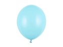 Balony lateksowe Strong, Błękitne, Pastel Light Blue 12cm, 100 szt. Partydeco