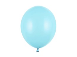 Balony lateksowe Strong, Błękitne, Pastel Light Blue 12cm, 100 szt. Partydeco