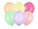 Balony lateksowe Strong, Kolorowe, Pastel Mix, 30 cm, 100 szt. Partydeco