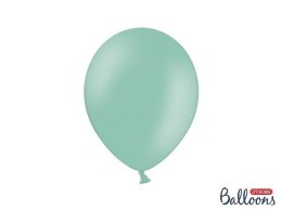 Balony lateksowe Strong, Miętowe, Pastel Mint Green, 30cm, 10 szt. Partydeco