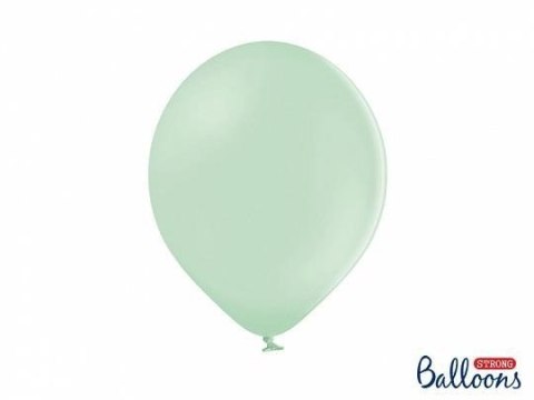 Balony lateksowe Strong, Pistacjowe, Pastel Pistachio, 30cm, 10 szt. Partydeco