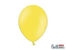 Balony lateksowe Strong, Żółte, Pastel Lemon Zest, 30cm, 10 szt. Partydeco