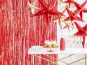 Gwiazda papierowa czerwona, 30cm Partydeco