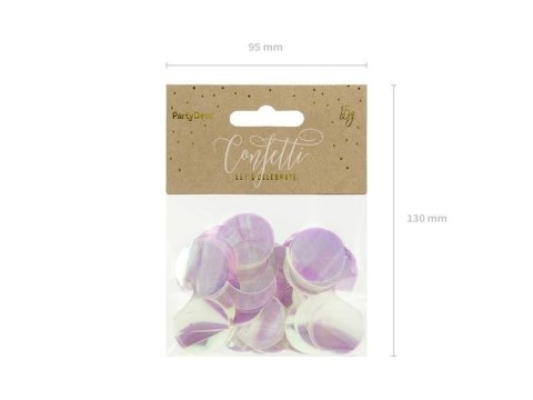 Konfetti Kółka, opalizujący, 15g Partydeco Konfetti Kółka, opalizujący, 15g Partydeco