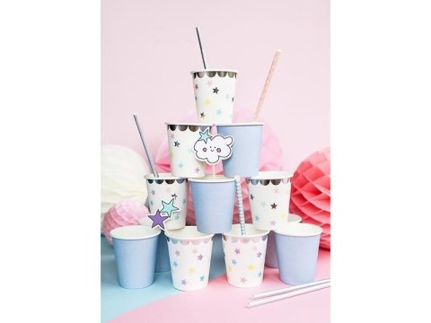 Kubeczki Jednorożec - Gwiazdki, 180 ml (1 op. / 6 szt.) Partydeco Kubeczki Jednorożec - Gwiazdki, 180 ml (1 op. / 6 szt.) Partydeco