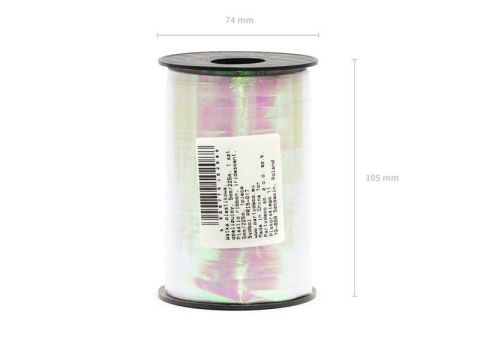 Wstążka plastikowa, opalizująca, 5mm/225m Partydeco Wstążka plastikowa, opalizująca, 5mm/225m Partydeco
