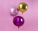 Balon foliowy Kula, 40cm, złota Partydeco