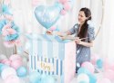 Balon foliowy Mom to Be, 35cm, niebieski Partydeco