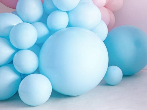 Balon lateksowy Gigant, Błękitny, Pastel Light Blue, 60cm, 1szt. Partydeco Balon lateksowy Gigant, Błękitny, Pastel Light Blue, 60cm, 1szt. Partydeco
