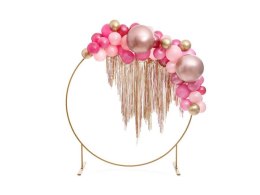 Balon lateksowy Gigant, Glossy, Chrome, Różowe Złoto, Rose Gold, 60cm, 1 szt. Partydeco