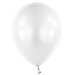 Balony lateksowe Białe, Decorator Pearl Frosty White, 28cm, 50 szt. Amscan / Anagram