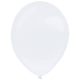 Balony lateksowe Białe, Decorator Pearl Frosty White, 28cm, 50 szt. Amscan / Anagram