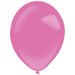 Balony lateksowe Decorator Fashion Pastelowe Ciemno różowe 28cm, 50 szt. Amscan / Anagram