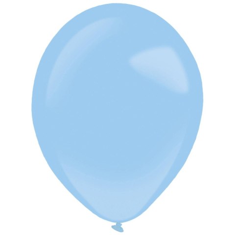 Balony lateksowe Niebieski, Decorator Standard Pastel Blue, 35cm, 50 szt. Amscan / Anagram