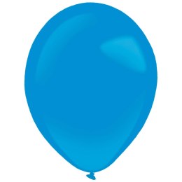 Balony lateksowe Niebieskie, Decorator Standard Bright Royal Blue, 28cm, 50 szt. Amscan / Anagram