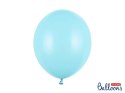 Balony lateksowe Strong, Błękitne, Pastel Light Blue, 30cm, 10 szt. Partydeco