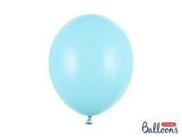 Balony lateksowe Strong, Błękitne, Pastel Light Blue, 30cm, 10 szt. Partydeco