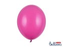 Balony lateksowe Strong, Fuksja, Pastel Hot Pink, 30cm, 100 szt. Partydeco