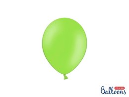 Balony lateksowe Strong, Jasno Zielone, Pastel Bright Green, 30cm, 10 szt Partydeco