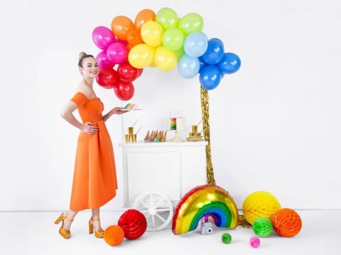 Balony lateksowe Strong, Jasno Zielone, Pastel Bright Green, 30cm, 10 szt Partydeco Balony lateksowe Strong, Jasno Zielone, Pastel Bright Green, 30cm, 10 szt Partydeco