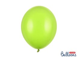 Balony lateksowe Strong, Limonkowe, Pastel Lime Green, 30cm, 10 szt. Partydeco