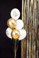 Balony urodzinowe Happy Birthday To You, mix, 30cm, 6 szt. Partydeco