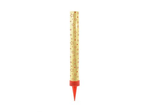 Fontanny na tort, złoty, 12cm, 4 szt. Partydeco Fontanny na tort, złoty, 12cm, 4 szt. Partydeco