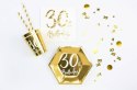 Konfetti metalizowane złote, liczba 30, 15g Partydeco