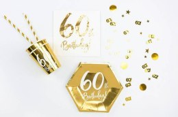 Konfetti metalizowane złote, liczba 60, 15g Partydeco
