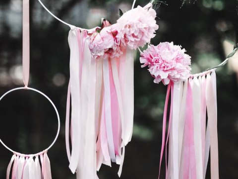 Tasiemka satynowa, wstążka jasno różowa 6mm/25m Partydeco Tasiemka satynowa, wstążka jasno różowa 6mm/25m Partydeco