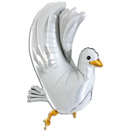 Balon Foliowy - Gołąb 3D wesele 94cm, Grabo Grabo