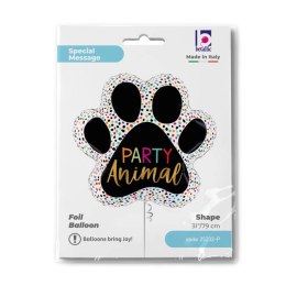 Balon Foliowy - Party animals, łapa 79cm Grabo