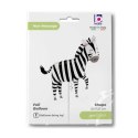 Balon Foliowy Zebra, dżungla Safari 127cm Grabo