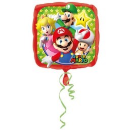 Balon foliowy Super Mario, 43cm Anagram Amscan / Anagram