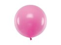 Balon lateksowy Gigant, Fuksja, Pastel Fuchsia, 60 cm, 1szt. Partydeco