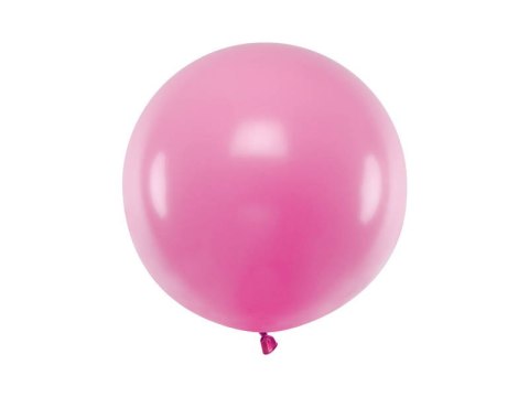 Balon lateksowy Gigant, Fuksja, Pastel Fuchsia, 60 cm, 1szt. Partydeco