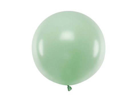 Balon lateksowy Gigant, Pistacjowy, Pastel Pistachio, 60 cm, 1 szt. Partydeco