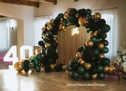 Balony Decorator Metallic Forest Green C. Zielone 35cm, 50 szt. Amscan / Anagram