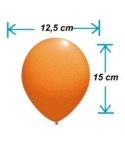 Balony lateksowe Chrome Fioletowe, 12,5 cm, 100 szt. Flowballoons