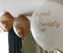 Balony lateksowe Chrzest Święty białe, złoty nadruk 10 szt. Flowballoons