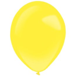 Balony lateksowe Decorator Pastelowe Żółte 28cm, 50 szt. Amscan / Anagram
