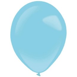 Balony lateksowe Niebieskie, Decorator Fashion Caribbean Blue, 35cm, 50 szt. Amscan / Anagram