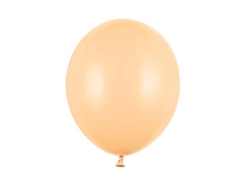 Balony lateksowe Strong, Brzoskwiniowy, Pastel Light Peach 30cm, 10 szt. Partydeco