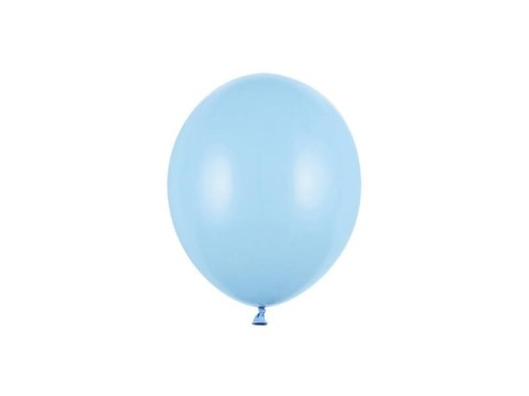 Balony lateksowe Strong Niebieskie, Pastel Baby Blue, 12cm, 100 szt. Partydeco