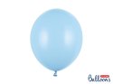 Balony lateksowe Strong, Niebieskie, Pastel Baby Blue, 30cm, 100 szt. Partydeco